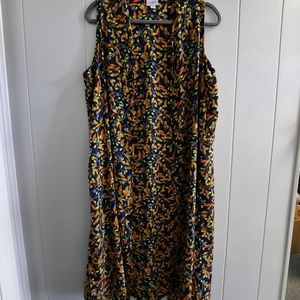 LulaRoe Floral Duster Medium Multicolor